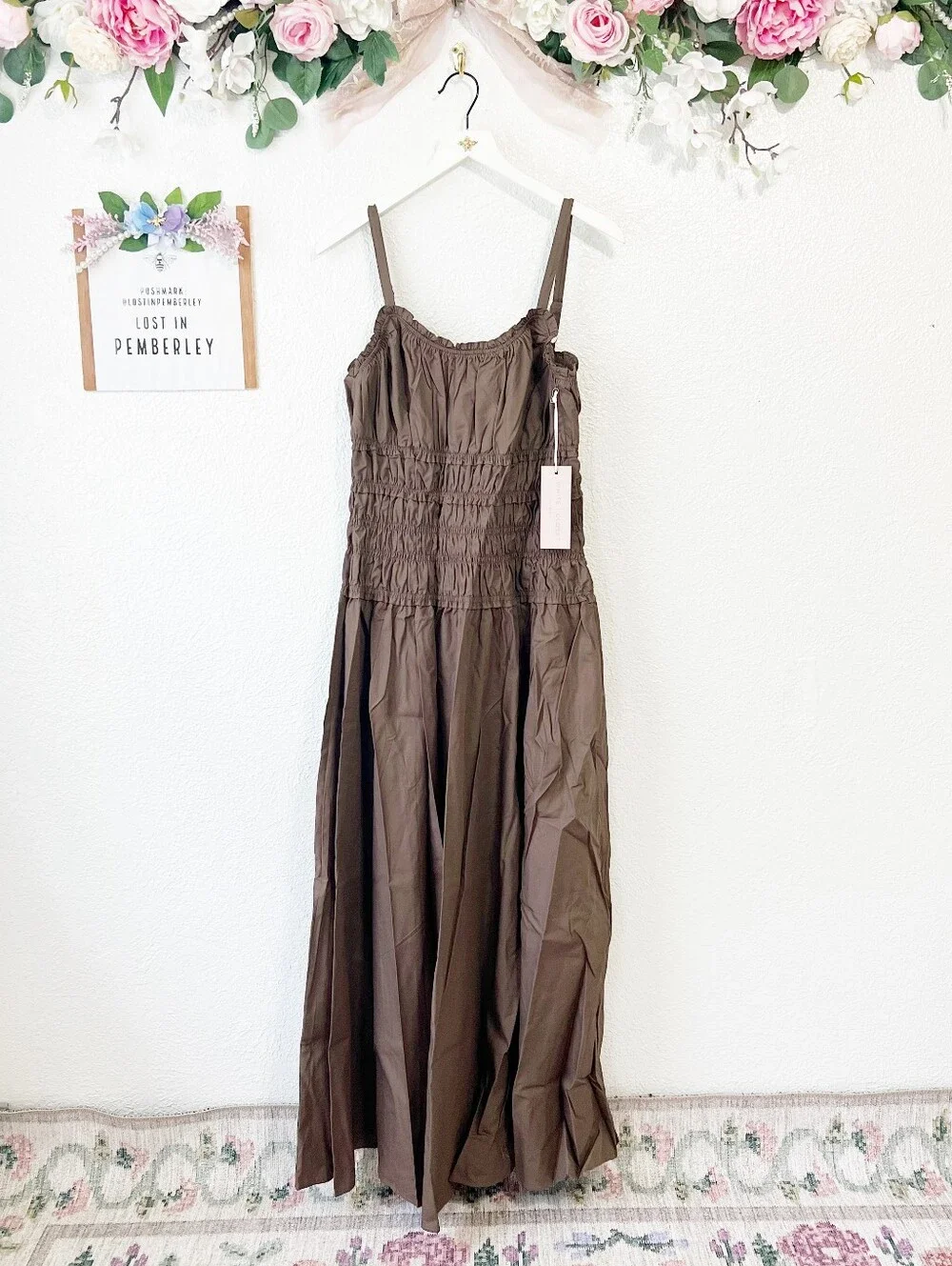 NWT White Closet Sleeveless Dropped Waist Maxi Dress Final Price No Offers - Picture 2 of 10